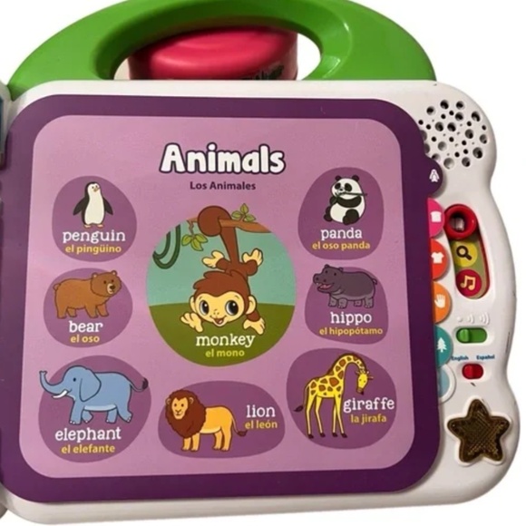 Leap Frog Learning Friends Bilingual English & Spanish 100 Word Books - Picture 2 of 4